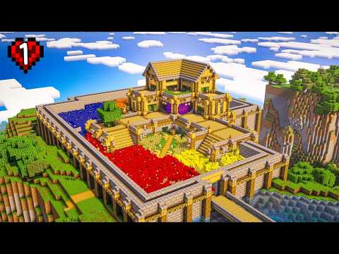 My Perfect Start to Minecraft Hardcore But It's Amplified - YouTube