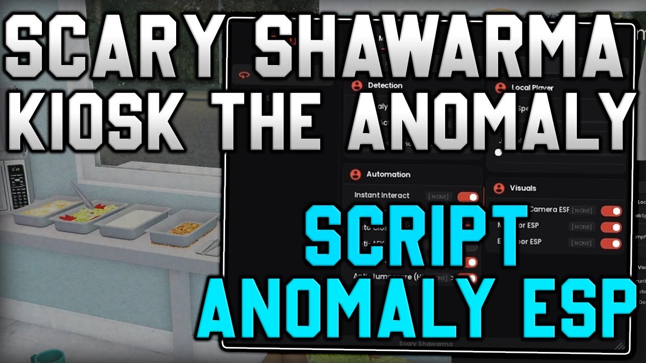 [💀НОВИНКА] Страшный киоск с шаурмой: скрипт Anomaly Script Auto Cook, Anomaly Esp [Roblox 2026]