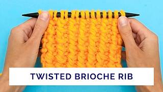 Structured brioche texture anyone can knit
