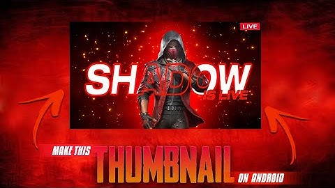 Create this awesome LIVE stream thumbnail on ANDROID "easily"