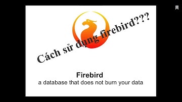 Cách cài đặt và sử dụng firebird