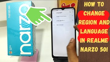 How to Change Region And Language in REALME NARZO 50I/50A| Realme narzo 50i language full setting