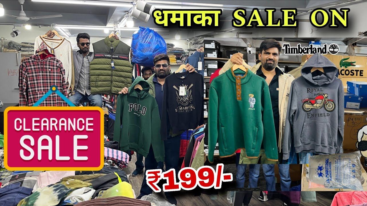 धमाका Sale 😱 ₹ 199/- से Branded Clothes Family Wear Store Jackets ₹500/- Shirts ₹500/- Lowers ₹500/-