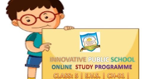 CLASS:5  | E.V.S. (RBSE) | UNDERSTANDING RELATIONSHIP | "VIVEK-JYOTI" INNOVATIVE PUBLIC SCHOOL |