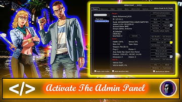 چطور خودمان را در سرور ادمین کنیم (Admin Panel P) MTA Learning