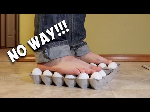 Walking On Eggs Cool Science Experiment 