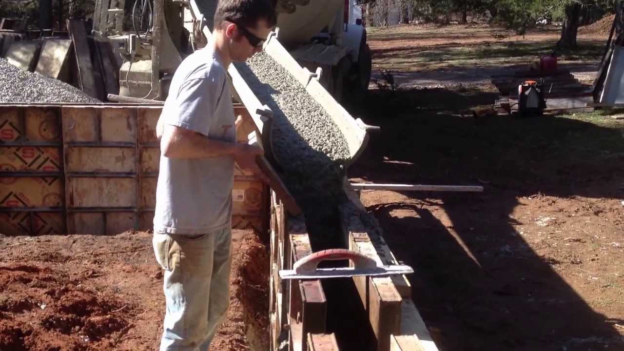 Hard to Pour! Concrete Chute pouring without The Tailgater 