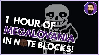 A whole hour of Megalovania in Minecraft Note Blocks!