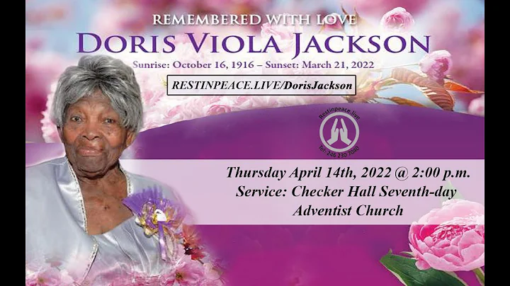 Live stream for Doris Viola Jackson