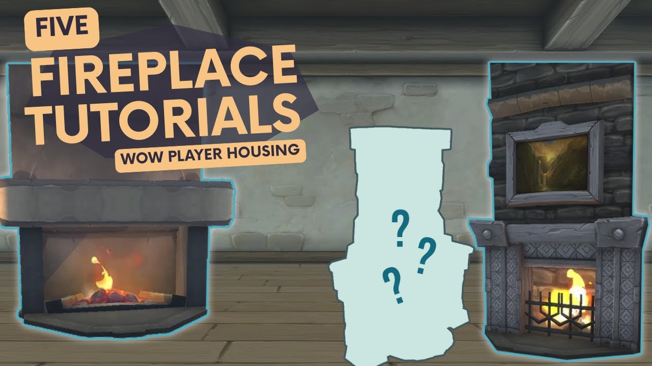 5 Fireplace Builds for WoW Player Housing | Design Tutorials