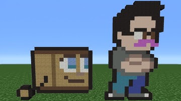 Minecraft Tutorial: How To Make Markiplier (PewDiePie: Legend of the Brofist)