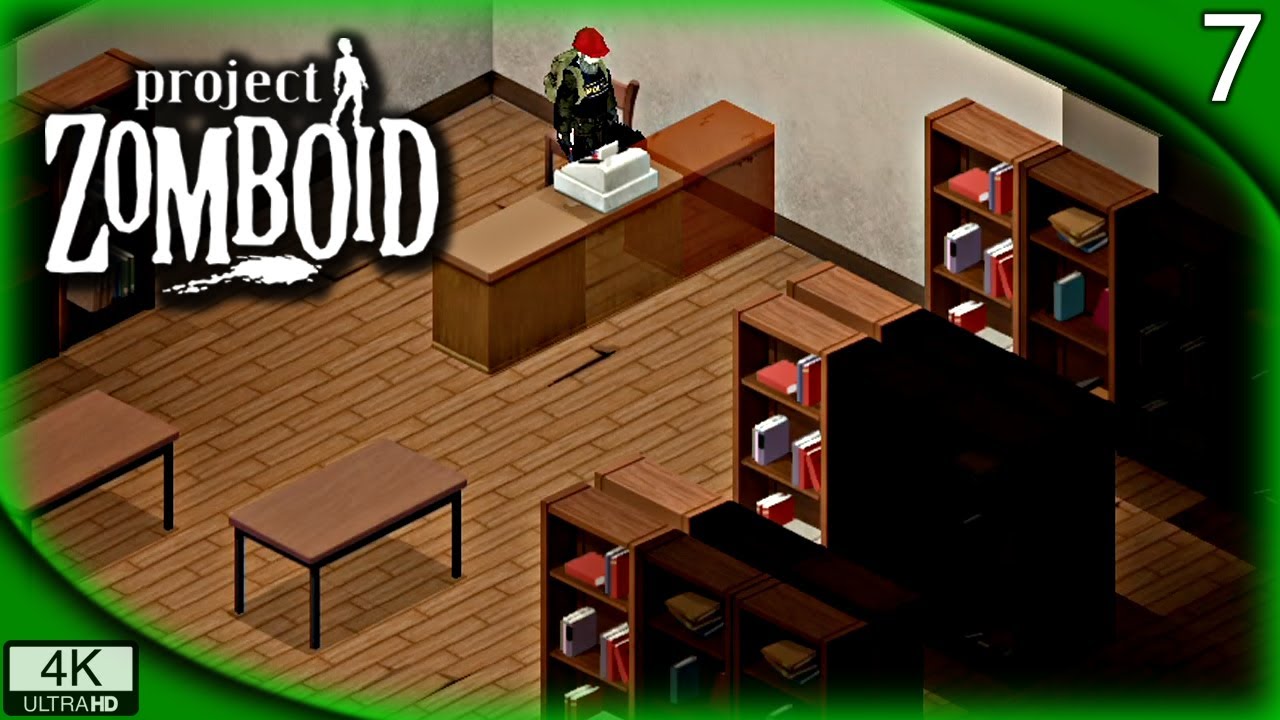 PROJECT ZOMBOID 7 LIBRERÍA, FARMACIA Y COLEGIO Gameplay Español