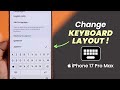 How to Change Keyboard layout on iPhone 17 Pro Max | Pro