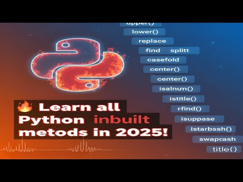 Learn python String Methods under 10 minutes | 40 Methods Covered