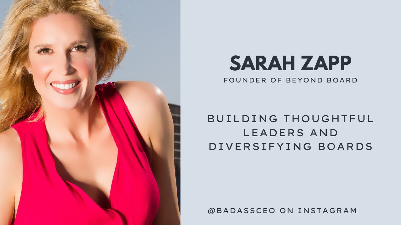 Building Connections to Grow your Business with Female Entrepreneur Sarah Zapp - Badass CEO podcast