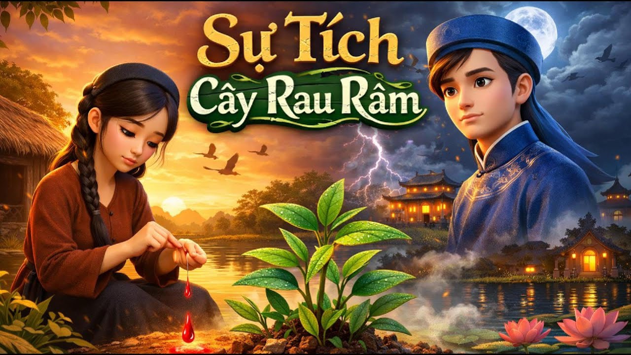 Cổ Tích Cây Rau Răm – Giọt Máu Của Người Con Gái Thủy Chung Hóa Lá | Xứ Sở Cổ Tích