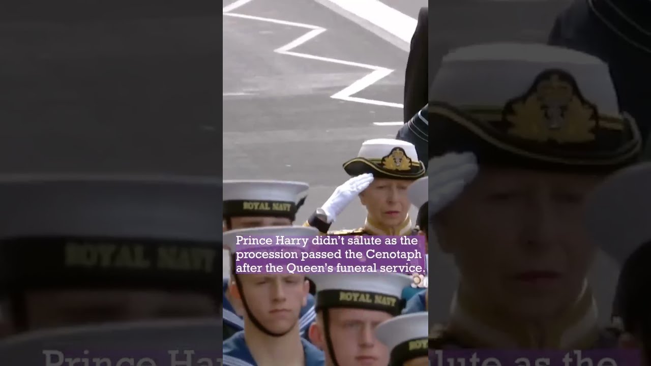 Here S Why Harry Didn T Salute During The Procession