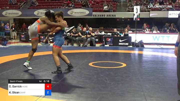 76 Kg Semifinal Destane Garrick McKendree Bearcat ...