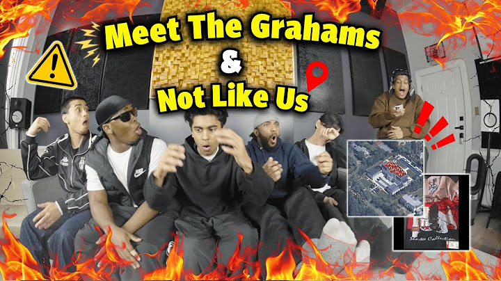 MEET THE GRAHAMS & NOT LIKE US by KENDRICK LAMAR│STUDIO REACTION