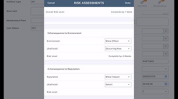 Innovapptive mWorkOrder 7.2 - Risk Assessment Matrix & Prioritization