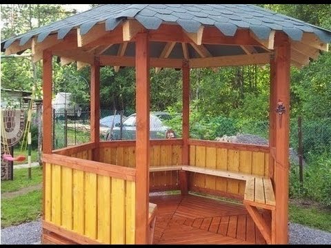 Gartenpavillon Aus Holz Bauen Heimwerker De