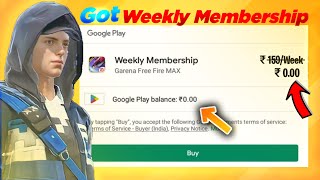 Getting Weekly Membership is Too Easy