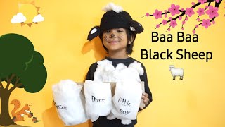 Baa baa black sheep/rhymes/fancy dress up for poem baa baa black sheep