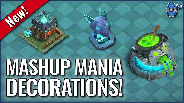 Mashup Mania Event Decorations - October 2024 | Clash of Clans