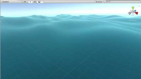 Gerstner Waves Vertex Distortion Shader (Unity 5.6)