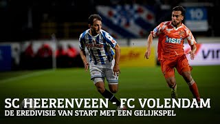 Een zuur gelijkspel bij competitiestart | Highlights sc Heerenveen - FC Volendam