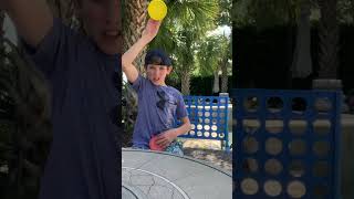 CONNECT 4 TRICK SHOT 🤯🔥 #shorts #trickshots #viral #fyp