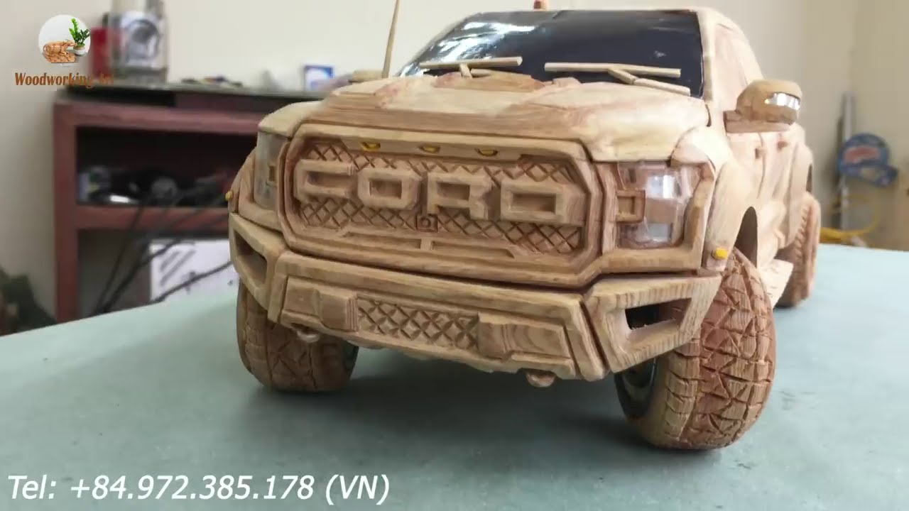 How to make a car from simple wood is one of the things in every home