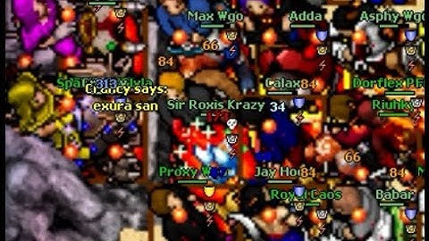 Tibia - Warguild Alliance #9 Sir Roxis Krazy 361EK