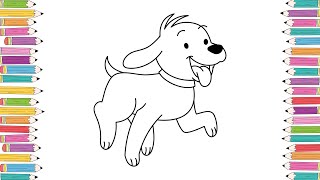 Dog Coloring Pages for Kids  Educational & Entertaining Videos