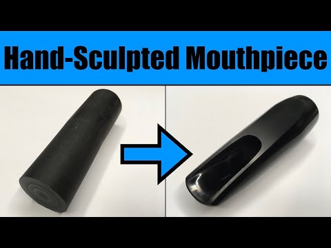 Making A Saxophone Mouthpiece By Hand