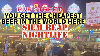 Nightlife in Siem Reap I Cambodia l Pub Street Walking Tour I Apsara Centrepole Hotel I Vlog #123