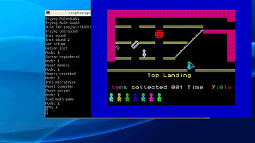 FBZX running in the RaspberryPi development VM