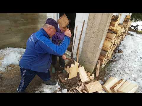 Cum se naște șindrila din butuc  / How the shingle is born from the log