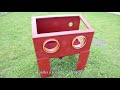 DIY sandblasting box from plywood pieces. Part 2