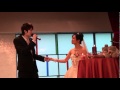 詠吉 浩雲婚禮攝影 點同心燭 新郎獻詩 當我偶遇你 恩典太美麗 