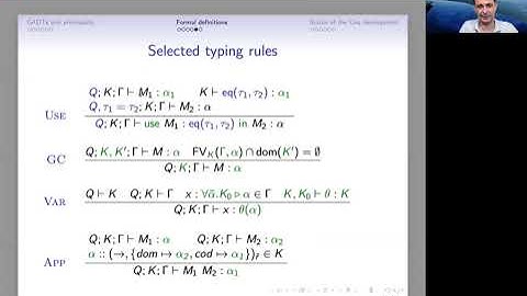 ML 2021 - Formalizing OCaml GADT typing in Coq