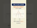 Find Zeroes from Parabola Graph | CBSE Class 10 Maths Polynomials #ytshortsindia #ytshorts #maths