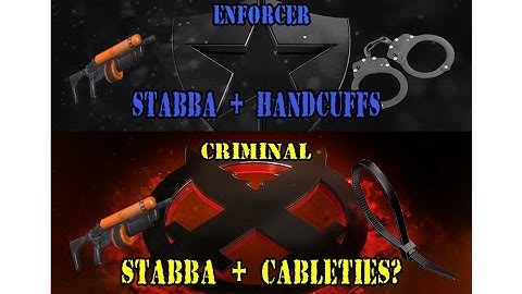 APB:R Criminal + Stabba + Cableties = Arrest?