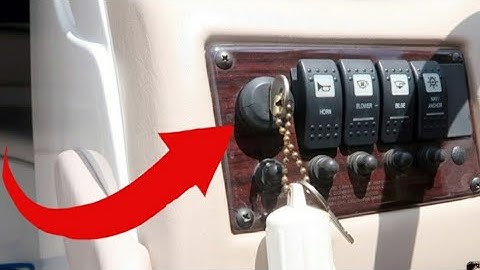 How to Fix Boat Ignition / Key issues