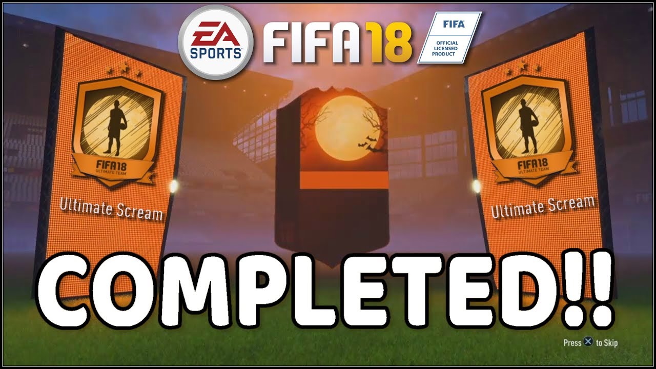 FIFA 18 : Ultimate Scream SBC Completed!! Guaranteed Screamer Card!!