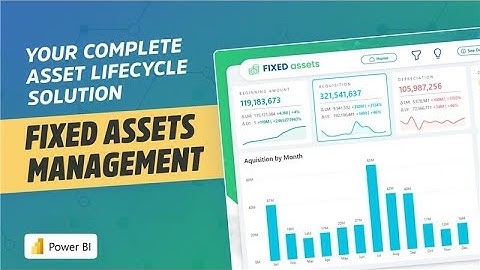 Manage Asset Lifecycle with Power BI Fixed Assets Management Dashboard!
