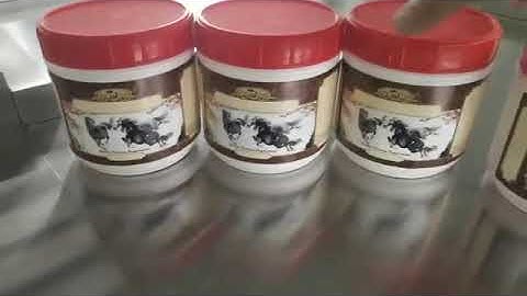 Automatic sticker Big round jars wrap around labeling machine SKILT