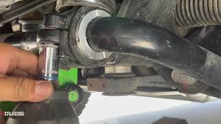 Install Video  Kdss front sway bar billet clamps