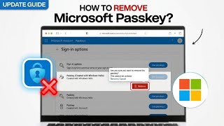 How To Remove Passkey From Microsoft Account | Microsoft Account Se Passkey Kaise Remove Kare