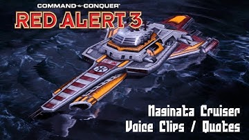 C&C Red Alert 3 - Naginata Cruiser Voice Clips